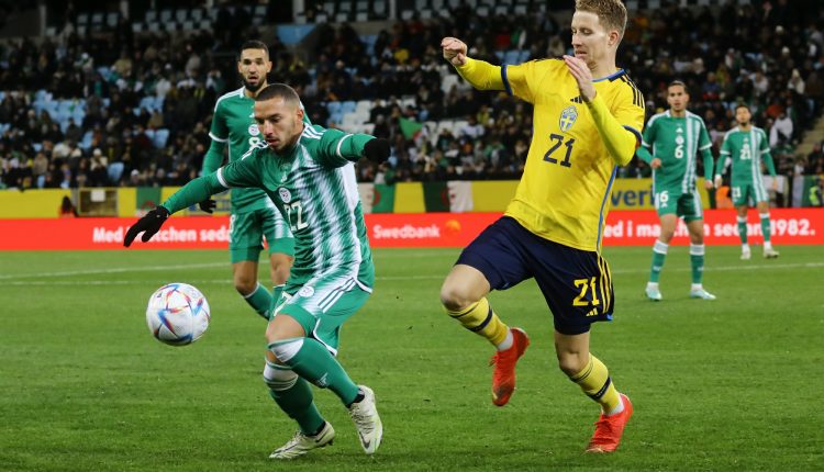 الجزائر تنهزم أمام السويد بثنائية لصفر