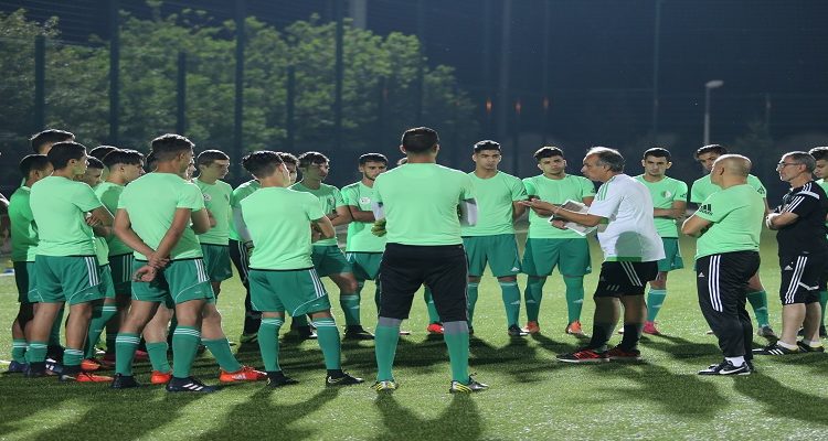 L’ÉQUIPE NATIONALE U18 EN STAGE À SIDI MOUSSA