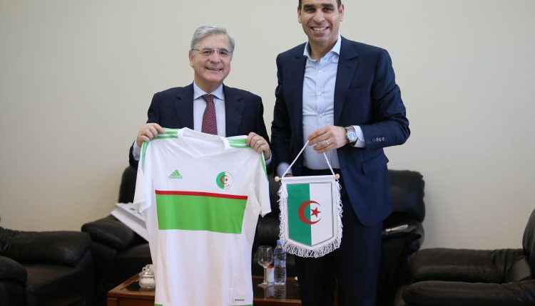 LE PRÉSIDENT DE LA FAF REÇOIT LA VISITE DE L’AMBASSADEUR D’ITALIE EN ALGÉRIE