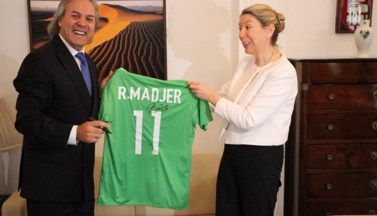 MADJER INVITE  PAR MADAME L’AMBASSADEUR D’AUTRICHE (VIDEO)