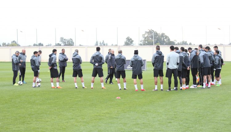 DERNIERE SEANCE D’ENTRAINEMENT DE L’EN AVANT LE MATCH DE LA TANZANIE