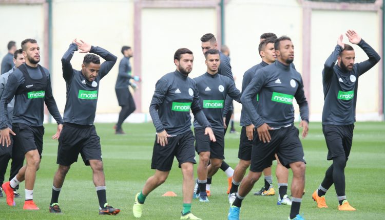 DERNIER ENTRAINEMENT DES VERTS AVANT LE DÉPART, AUJOURD’HUI, VERS L’ESPAGNE