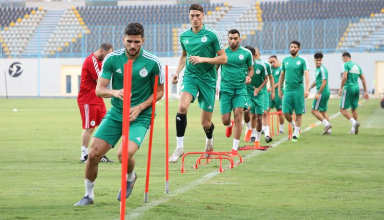 AVANT DERNIER ENTRAINEMENT DES VERTS AVANT LA FINALE DE LA CAN