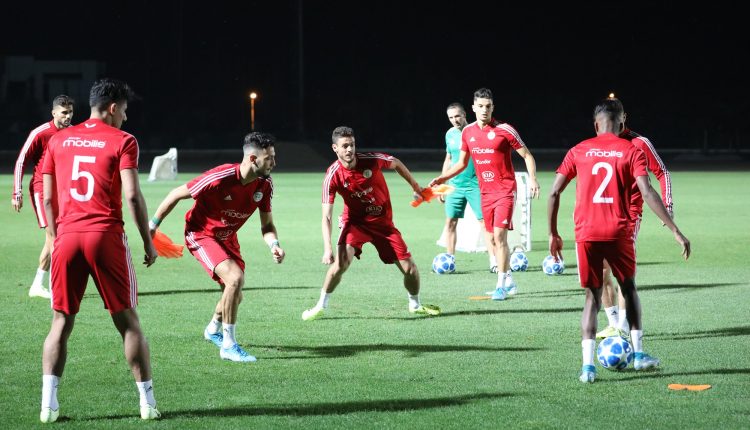 EN : DERNIER ENTRAINEMENT A ALGER AVANT LA COLOMBIE