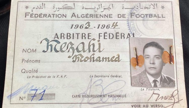 ARBITRAGE :  LE PRESIDENT DE LA FIFA REND HOMMAGE AU DEFUNT MOHAMED MEZAHI