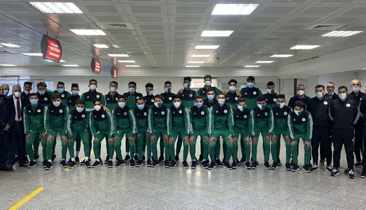 TOURNOI UNAF U20 :  ARRIVEE DE LA DELEGATION ALGERIENNE A TUNIS