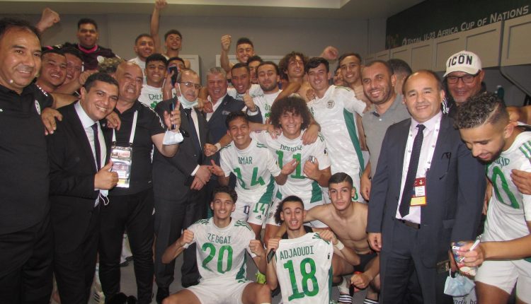 COUPE ARABE DES NATIONS U20 :  LE PRESIDENT DE LA FAF ET L’AMBASSADEUR D’ALGERIE AU CAIRE FELICITENT LES VERTS