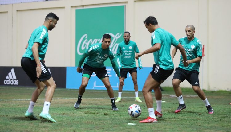 ELIMINATOIRES DE LA COUPE DU MONDE DE LA FIFA –  QATAR 2022 :  UNE SEANCE D’ENTRAINEMENT TRES INTENSE