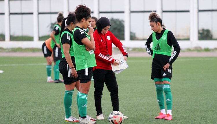 EQUIPE NATIONALE FEMININE A :  DERNIERE SEANCE D’ENTRAINEMENT AVANT DE JOUER LA TUNISIE