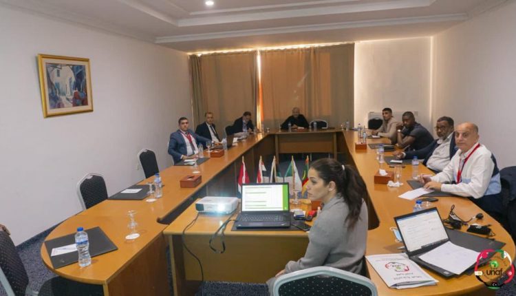 TOURNOI UNAF U20 : RACHID OUKALI ET LES PRESIDENTS DES COMMISSIONS DES FINANCES EN FORMATION