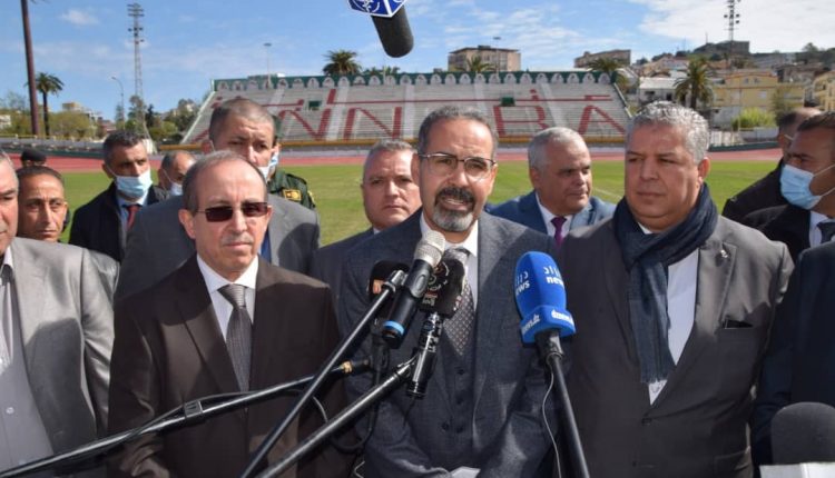 CHAN TOTAL ENERGIES – ALGERIE 2022 :  LE PRÉSIDENT DE LA FAF ACCOMPAGNE LE MINISTRE DE LA JEUNESSE ET DES SPORTS A CONSTANTINE ET A ANNABA