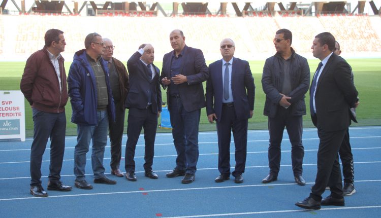 CHAN TOTAL ENERGIES – ALGERIE 2022 :  LES MEMBRES DU COCHAN EN VISITE D’INSPECTION AU NOUVEAU STADE D’ORAN