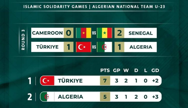 JEUX DE LA SOLIDARITÉ ISLAMIQUE – KONYA 2022 : LES VERTS DANS LE CARRÉ FINAL APRÈS SON NUL FACE À LA TURQUIE