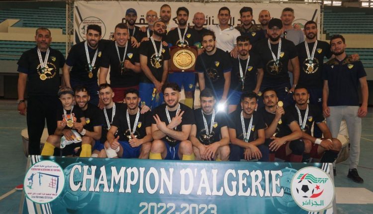 FINALE DU CHAMPIONNAT D’ALGÉRIE FUTSAL 2022-2023 : LE PARADOU AC SACRÉCHAMPION D’ALGÉRIE