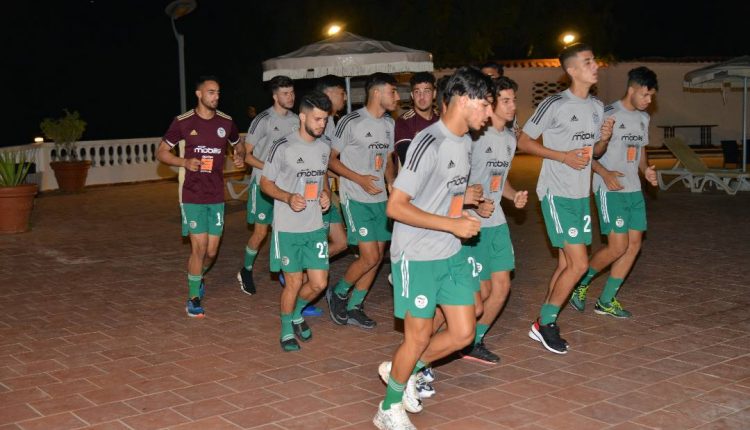 15ème JEUX SPORTIFS ARABES : LES VERTS SE SONT ENTRAÎNÉS AU STADE CHABOU
