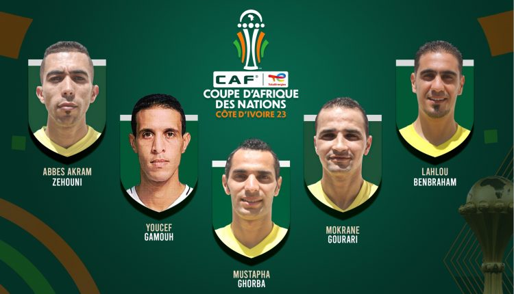 كأس إفريقيا توتال انرجيز – كوت ديفوار 2023: خمس حكام جزائرين ضمن قائمة الكاف